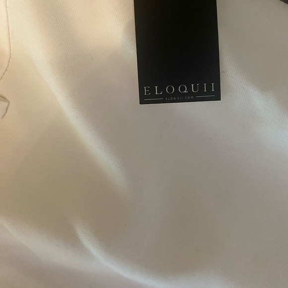 Women’s dress pants by Eloquii NWT Size 18 Ivory Color - Picture 4 of 4